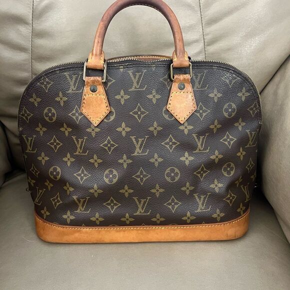 🏆💎💯 Louis Vuitton Alma Monogram Brown - Picture 1 of 7